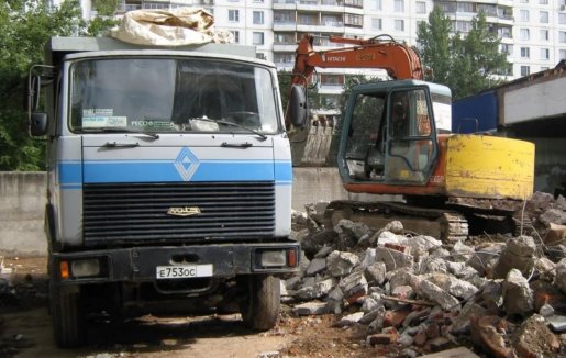 Вывоз строительного мусора, погрузчики, самосвалы, грузчики стоимость услуг и где заказать - Ростов-на-Дону