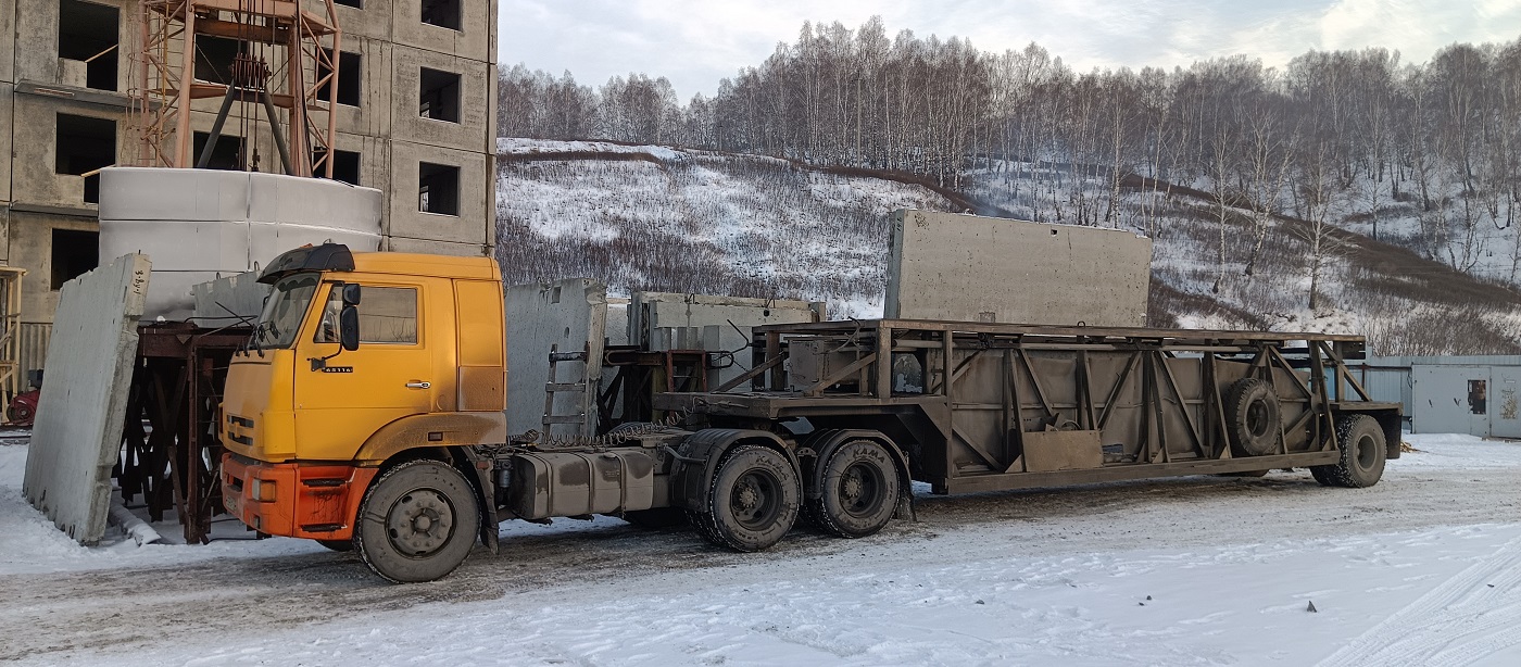 Аренда и услуги панелевозов для перевозки ЖБИ изделий в Донецке