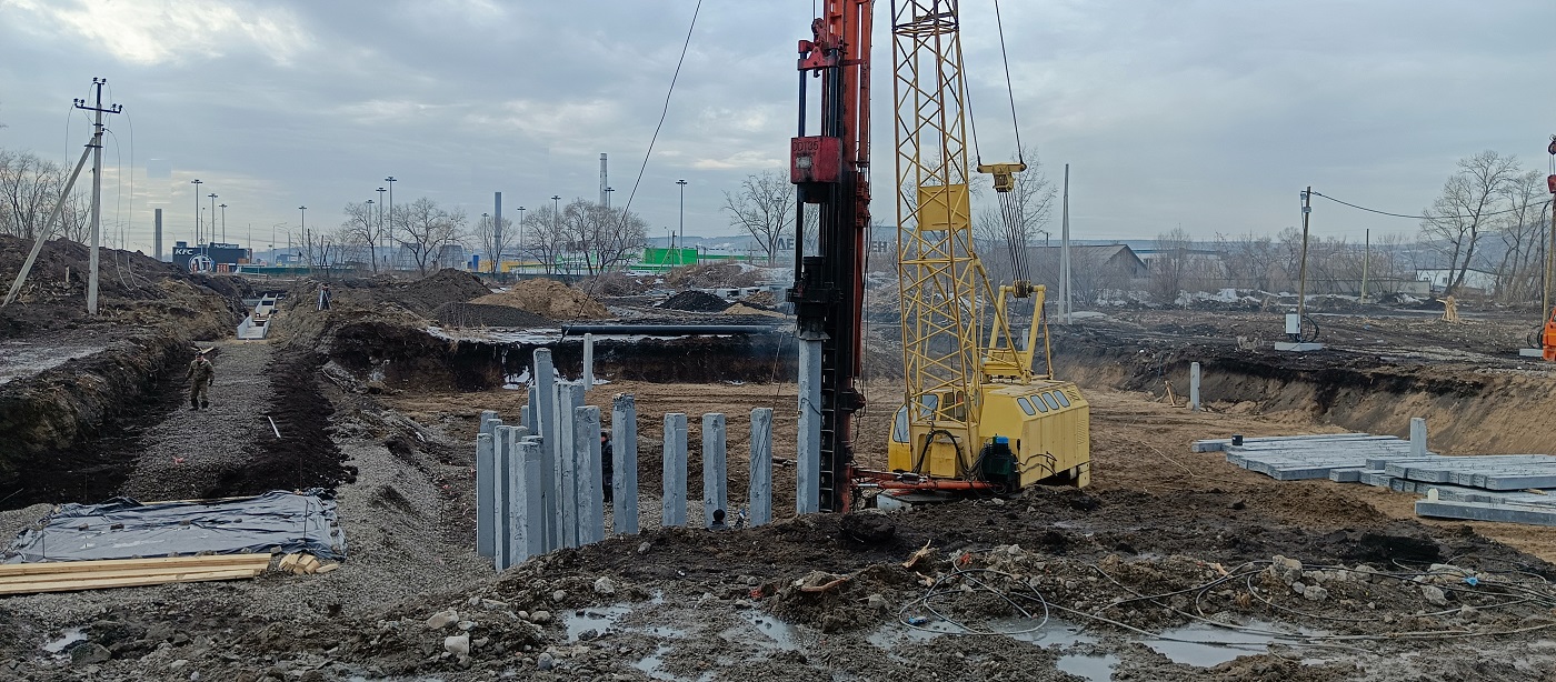 Аренда сваебоя для забивки бетонных свай в Ростовской области